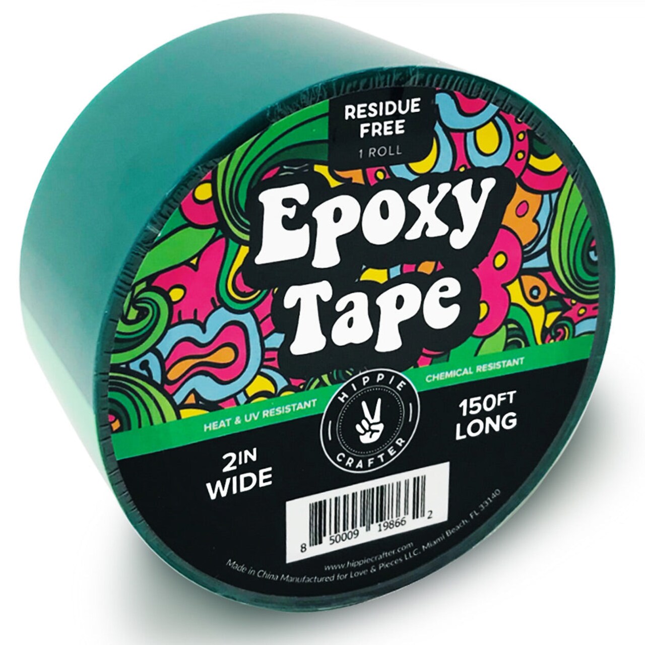 Resin Tape for Epoxy Resin Molding and Epoxy Mold Release for Epoxy Resin Thermal Adhesive Tape for Micro Pour Epoxy Resin Tape and Form with UV Resistance Epoxy Tape - 2 inch Wide 150 Feet Long
